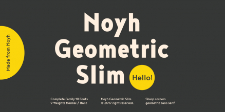 Noyh Geometric Slim Poster