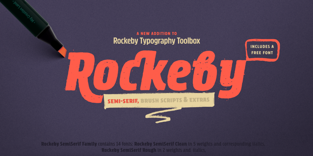 Rockeby SemiSerif Poster