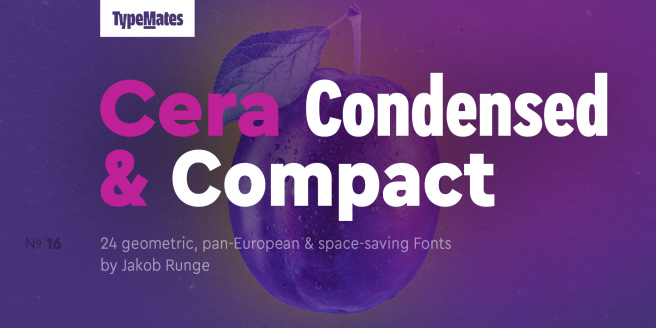 Cera Condensed & Compact Poster