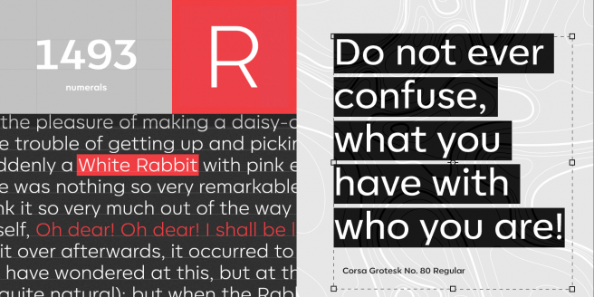 Corsa Grotesk Poster 2