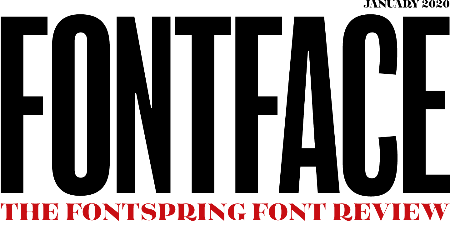 Fontspring: Fontface Newsletter | January 2020