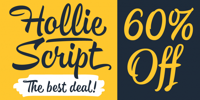 Hollie Script Pro Poster