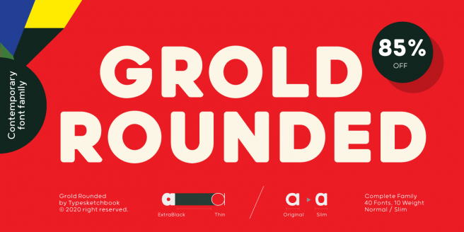 Grold Rounded Poster