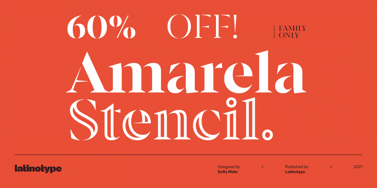 Amarela Stencil Poster