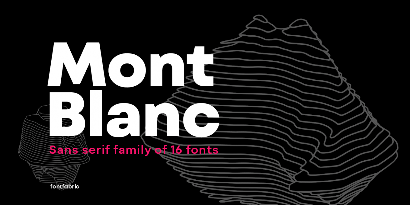 Mont Blanc Poster