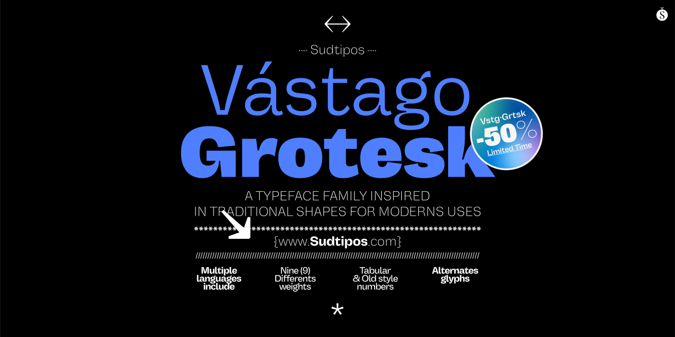 Vastago Grotesk Poster