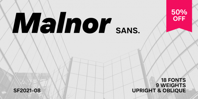 Malnor Sans Poster