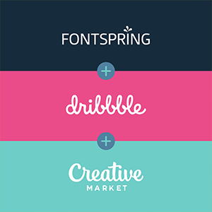 Fontspring + Dribbble