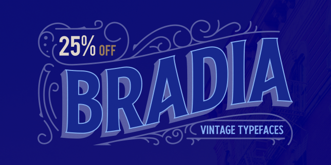 Bradia Vintage Poster