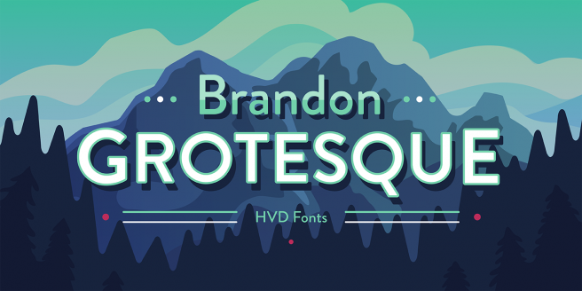 Brandon Grotesque Poster