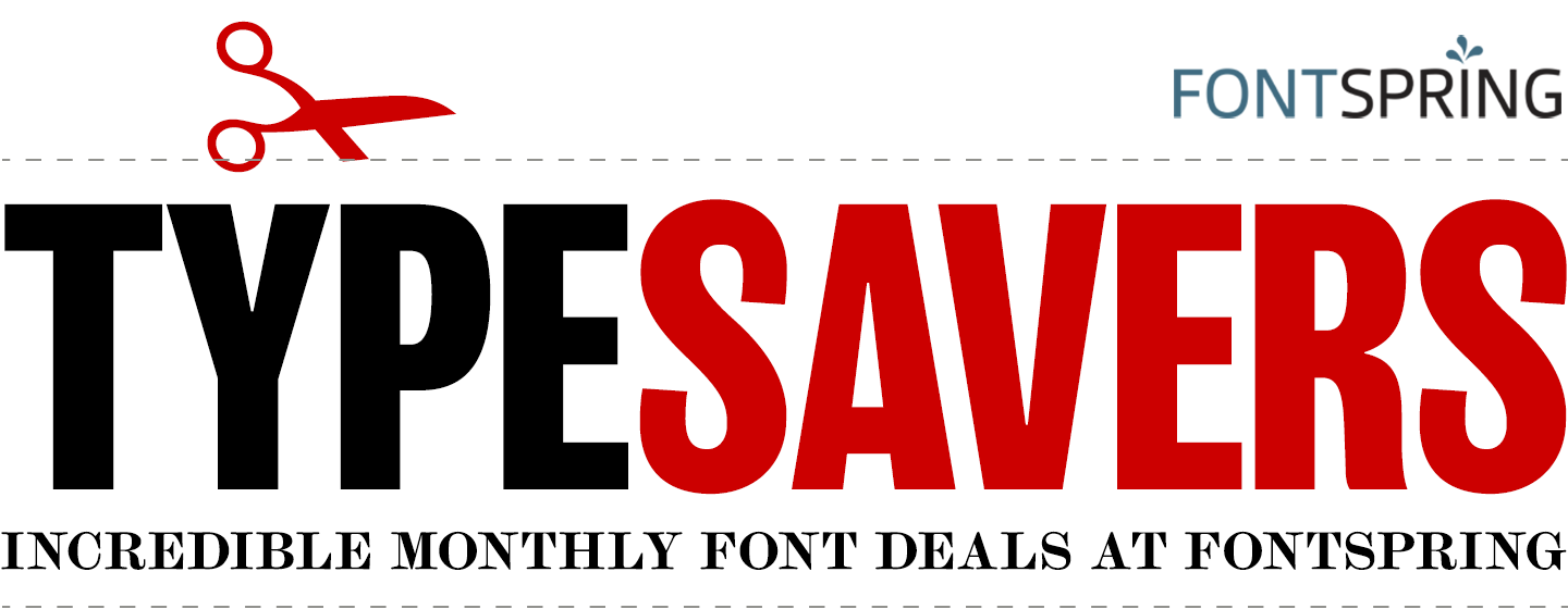 Fontspring: Typesavers Newsletter | November 2016