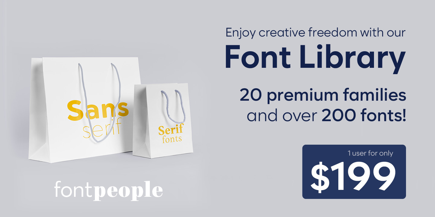 FontPeople Poster